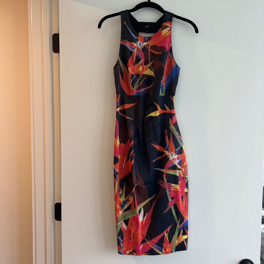 Karen Millen multi colored midi dress